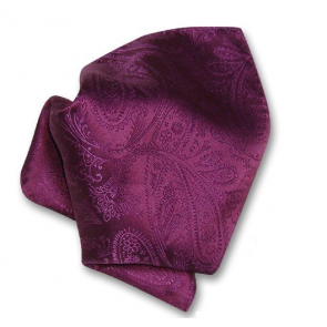 Paisley Purple Pattern Satin Pocket Square