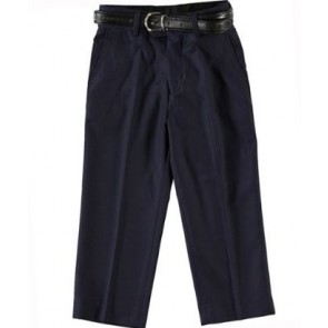 Boys Black Dress Pants Flat Front