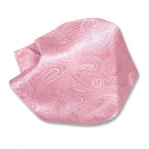 Paisley Pink Pattern Satin Pocket Square