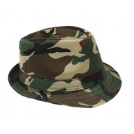 New Camouflage Army Fedora Hat