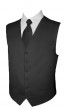 Mens Vest ONLY For Tuxedo or Suit Solid Satin with Tie Optional
