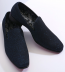 New Mens ROYAL BLUE Glitter Slip on Dress Shoes