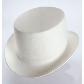Top Hat White Costume Top Hat