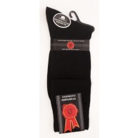 Mens Black Dress Socks Mercerized Cotton