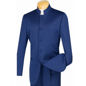 Mens New Navy Mirage Mandarin Collar Tuxedo Set