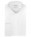French Cuff White Calvin Klein Steel Slim Fit Non Iron Solid Dress Shirt with