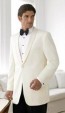 Ivory Dinner Jacket Microfiber Shawl Lapel Tuxedo Jacket