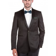 Slim Fit Shawl Lapel Blazer-Sports Coat Regalia Pattern Wedding