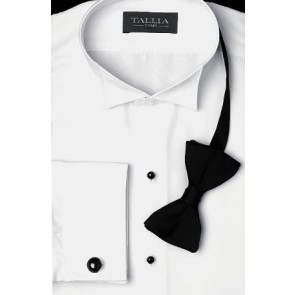 Tuxedo Shirt WHITE WING Collar Microfiber Tuxedo Shirt