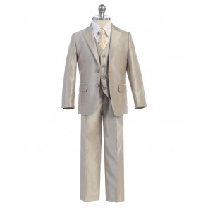Boys 3 piece Campaign Slim Fit Suit Wedding or Ring Bearer Suit