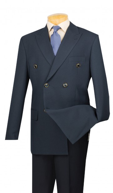 Blazer Sports Coat Mens Double Breasted Peak Lapel Coat Only