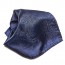 Paisley Navy Pattern Satin Pocket Square