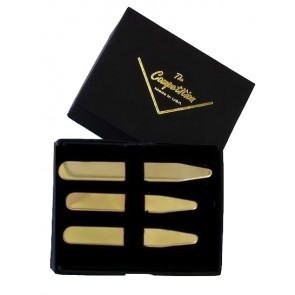 Brass Collar Stays for a Stiff Collar