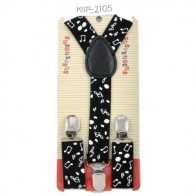 Kids Music Note Suspenders