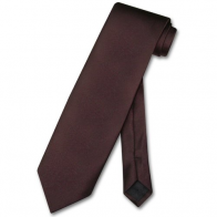 Mens Overstock Chocolate Brown Self tie Necktie Closeout