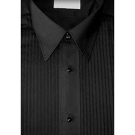 Tuxedo Shirt BLACK LAYDOWN Collar Tuxedo Shirt