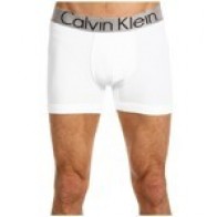 Boxer Brief Calvin Klein Steel Micro Low Rise White Trunk