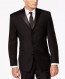 Limited Supply- Closeout  Black 3 Button Notch Lapel WOOL Coat Only -Sale - Clearance