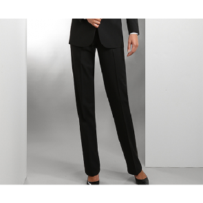 Womens Tuxedo Trousers BLACK Non Pleated