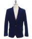 Boys Velvet Notch Lapel Sports Coat Only- Blazer-Jacket Available in Burgundy- Navy or Black