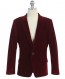 Boys Velvet Notch Lapel Sports Coat Only- Blazer-Jacket Available in Burgundy- Navy or Black
