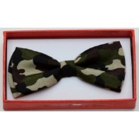 Camoflauge Green Pre Tied Bow Tie Boys