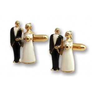 Cufflinks WEDDING COUPLE Cuff Links