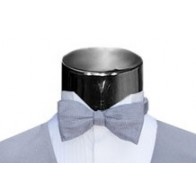 Bow Tie SILVER PIQUE SILK Bowtie
