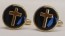 Cufflinks Religious Gold Cross Black Gold Cuff Links