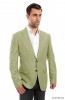Mens Mint Linen Sports Coat  Peak Lapel