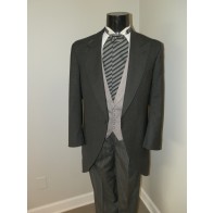 Mens Grey Cutaway Coat Morning Coat Only