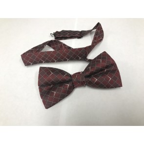Bow Tie Patterned Eternity All Colors Satin Pre-tied Bow Tie