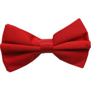 Red Big & Tall Mens Pre-Tied Bowtie
