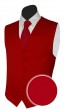 Necktie Pocket Square RED PIQUE SILK Necktie Pocket Square SET
