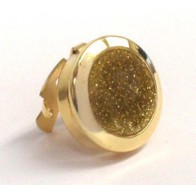 Button Cover GOLD DIAMOND DUST Button Cover