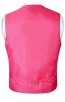 Mens Paisley Tone On Tone Hot Pink  Fuchsia Vest with Tie Set