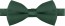Mens Hunter Green Poplin Poly Pre tied bowtie Non Shinny