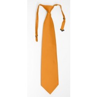 Mens Geo Peach Solid Pre-Tied Necktie Closeout