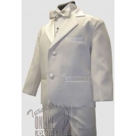 Boys Tuxedo WHITE Ring Bearer Baptism and First Communion Tuxedos