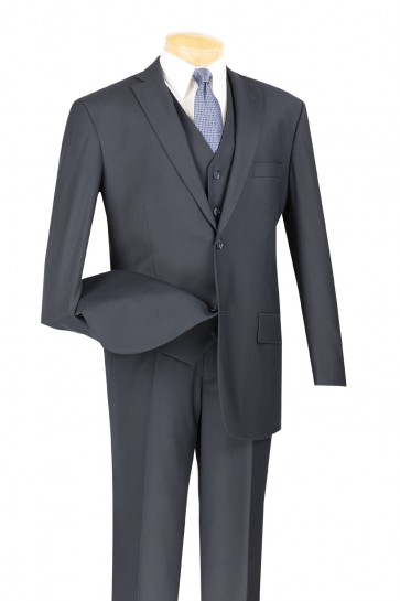 Men's Suit Single Breasted 2 Button with Matching Vest - Wedding Prom  Suit