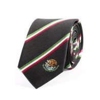 Mexico Flag Inspired Self tie Mens Necktie- Corbata para hombre inspirada por la bandera de México