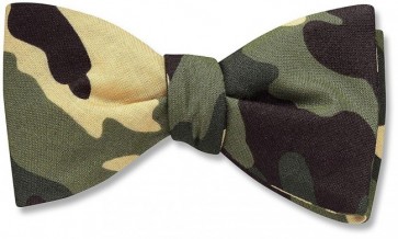 Bowtie CAMOUFLAGE Pre Tied Bow Tie for Wedding and Prom