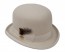 Derby Hat Bowler Hat Wool Felt Ivory