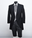 Tuxedo Black Cutaway Daytime Formalwear Coat Only