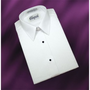 WOMENS Tuxedo Shirt LAYDOWN COLLAR Dress Shirt