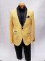 Yellow with Black Shawl Lapel One Button Tuxedo- Prom 2019 - Wedding