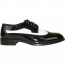 Black and White Wing Zoot Mens Tuxedo Shoes by Jean Yves Spat Shoes