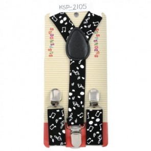 Kids Music Note Suspenders