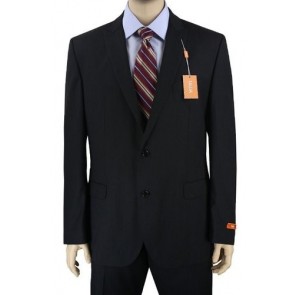 Tallia Slim Fit Two Button Wool Peak Lapel Suit Pinstripe