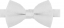 Mens White Poplin Poly Pre tied bowtie Non Shinny